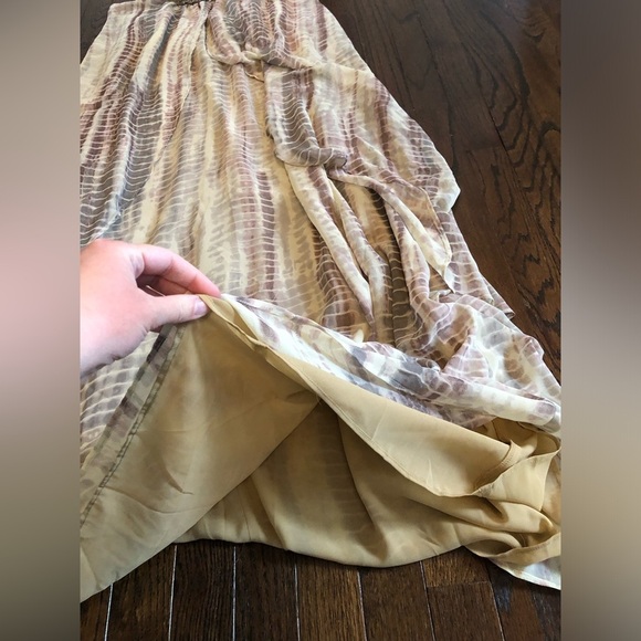 RAGA Women's S Aphrodite Maxi Multi-Color Boho Halter Dress w/Beaded Collar NWT - Picture 10 of 16